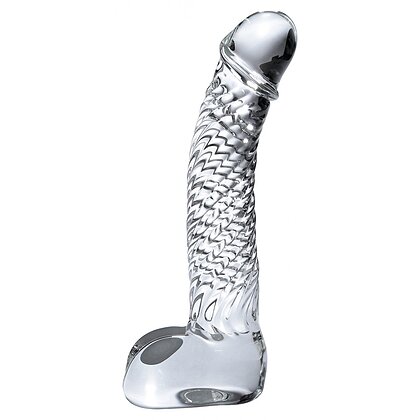 Dildo Sticla Icicles No.61 Transparent