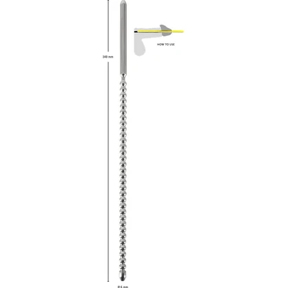 Dip Stick Ripped 6mm Argintiu