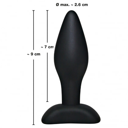 Dop Anal Din Silicon Negru