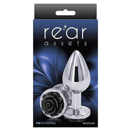 Dop Anal Rear Assets Rose - Metalic Medium Argintiu