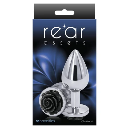 Dop Anal Rear Assets Rose - Metalic Medium Argintiu