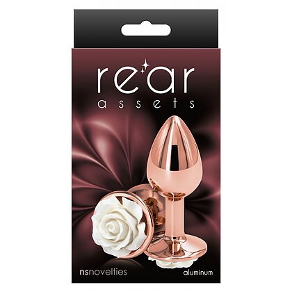 Dop Anal Rose Small Alb