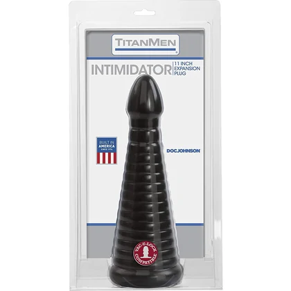 Dop Anal TitanMen Intimidator Negru Plăcere Extremă