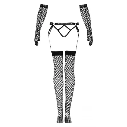 Dres Cu Portjartier CoFashion Nemalia Negru S-M