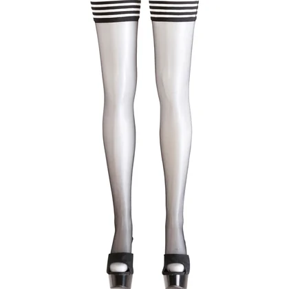 Dresuri Cottelli Collection Stay-Ups Negru S