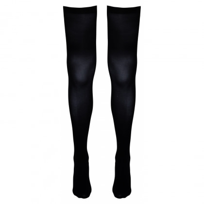 Dresuri Cottelli Collection Stay-Ups Opaque Negru M-L