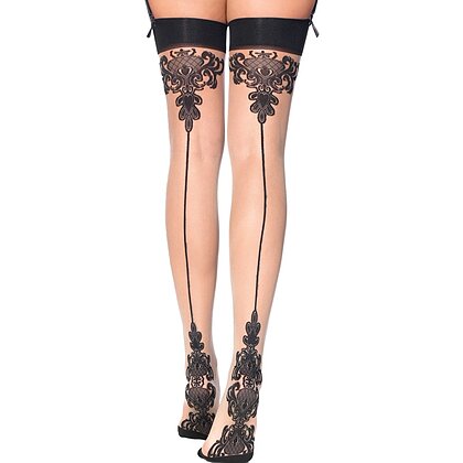 Dresuri Leg Avenue Baroque Cuban Negru Natural XS-L