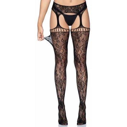 Dresuri Leg Avenue Lace Atlanta Negru XS-L