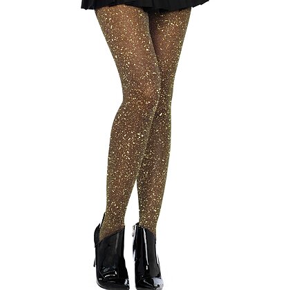 Dresuri Leg Avenue Lurex Tights Negru XS-L