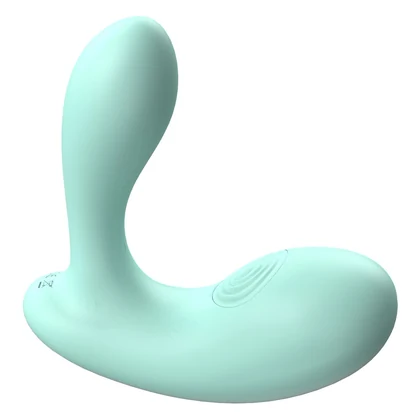 DuoVibe II – Vibrator punct G cu Tapping, 9 Moduri, Reîncărcabil Verde