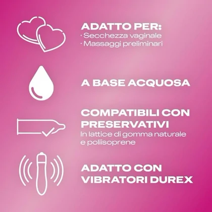 Durex Gel Masaj Stimulant Guarana 2 în 1, 200ml