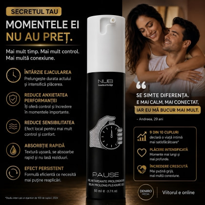 Ejaculare Precoce Remedii PAUSE Prolong Pleasure 40 ml