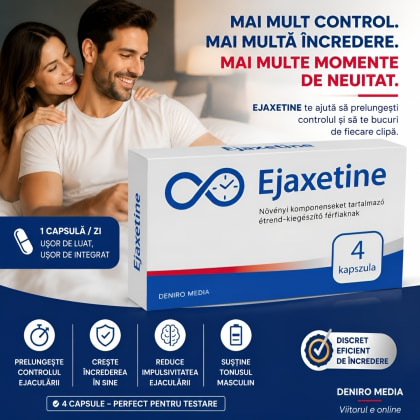 Ejaxetine Pills – 4 Capsule Pentru Întârzierea Ejaculării
