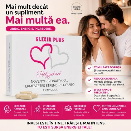 Elixir Plus Femei 4 Capsule Boost Natural Pentru Libidou