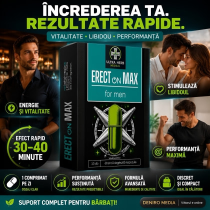 ErectOn Max 10 Comprimate Pentru Vitalitate