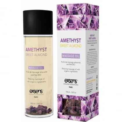 Exsens Amethyst – Ulei De Masaj Organic Migdale Dulci 100 ml