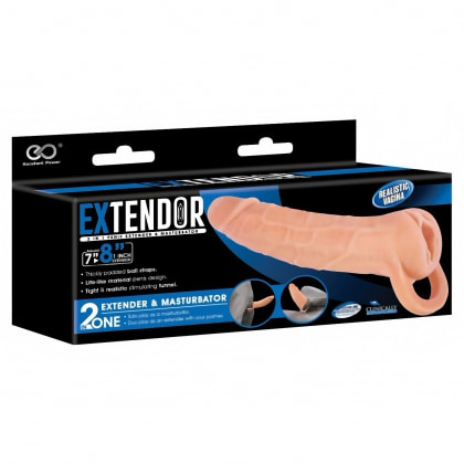 Extender 2 în 1 TPR, Masturbator și Dispozitiv Discret