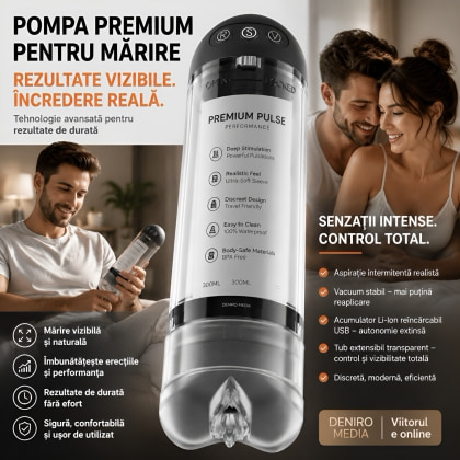 Extender Vibrating Penis Pump Transparent