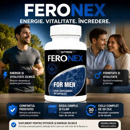 Feronex Capsule Potență Masculină și Energie Zilnică 60buc
