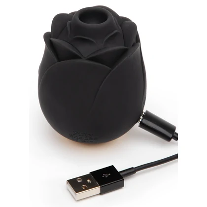 Fifty Shades Of Grey Hearts Flowers Stimulator 6 Viteze Negru