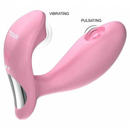FLAMENGO Puls – Vibrator Punctul G Și Clitoris, 10 Moduri, 2 Motoare, IPX7 Roz