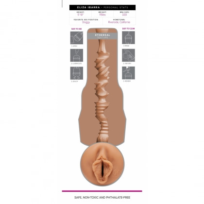 Fleshlight Ethereal Eliza Ibarra Manșon Texturat
