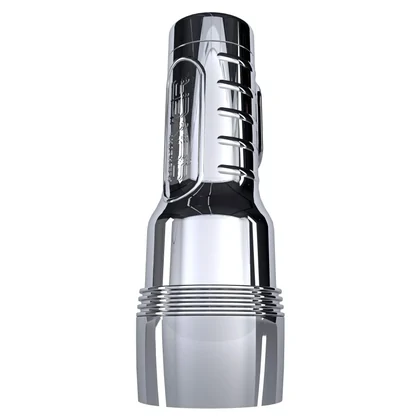 Fleshlight Quiver — Masturbator Vibrant, Reîncărcabil Argintiu