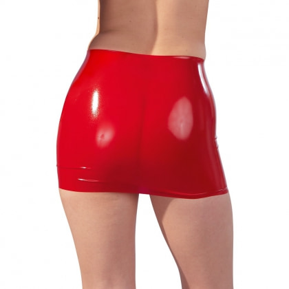 Fustă Latex Mini Skirt Roșu S