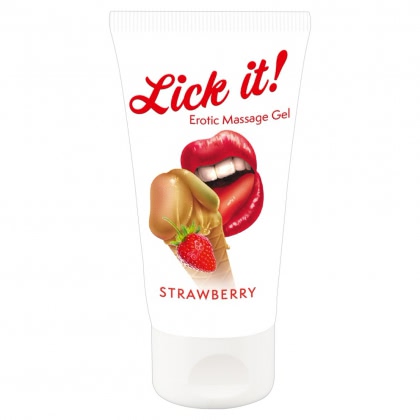 Gel Lick it! Strawberry 50 ml