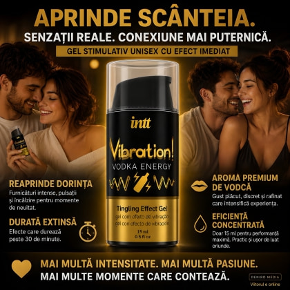 Gel Pulsator Al Plăcerii Cu Efect Intens 15 ml