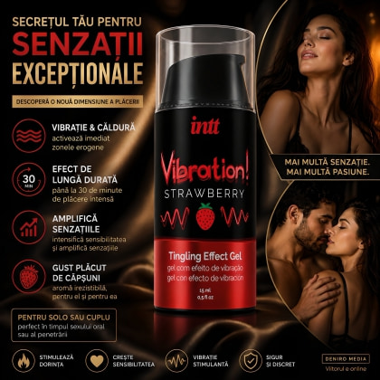 Gel Stimulare INTT Vibration Efect de Furnicături 15ml