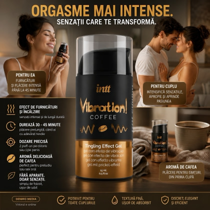 Gel Stimulare Vibration Coffee 15ml