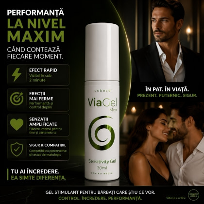 Gel Stimulator ViaGel Pentru Bărbați 30 ml