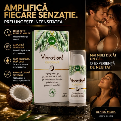 Gel Vegan Vibration Coconut Intt 15 ml Efect Pulsatoriu