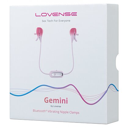 Gemini App-Controlled Vibrating Nipple Clamps Roz