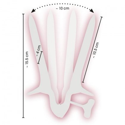 Genital Speculum Argintiu
