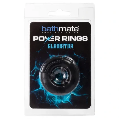 Bathmate Gladiator Power Ring Flexibil Și Sigur Negru