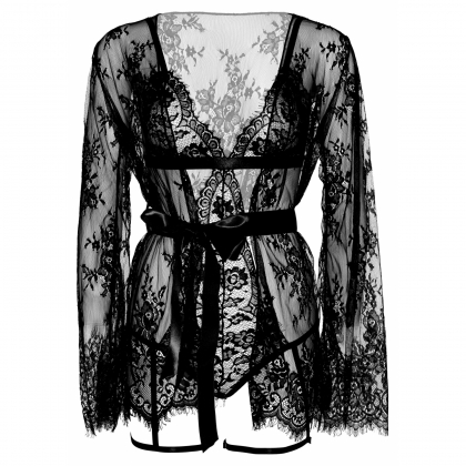 Halat Cu Body Leg Avenue Georgia Negru S