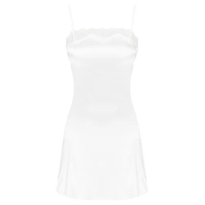 Halat Cu Chemise LivCo Jacqueline Alb S-M