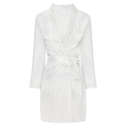 Halat Cu Chemise LivCo Jacqueline Alb S-M
