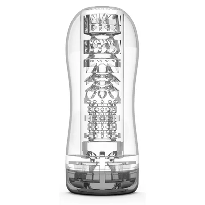 Hero Clear Blast – Stroker cu Vid, Transparent, 18 cm