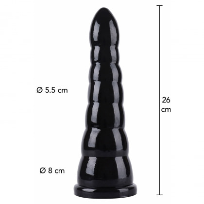 Hidden Desire Anal Cone XL 26 cm Negru – Plug XXL