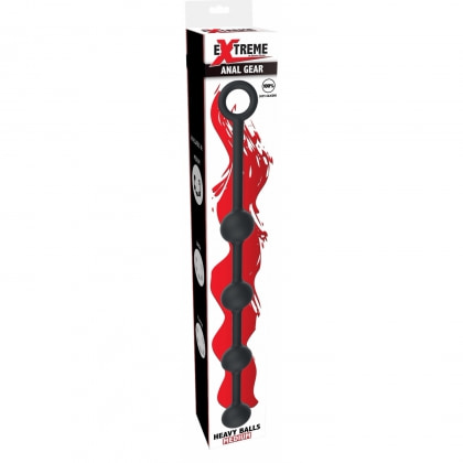 Hidden Desire Bile Anale Heavy – Mărime Medie, Negru