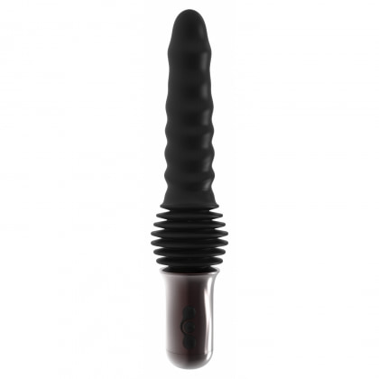 Hidden Desire Vibrator Anal cu Împingere Negru