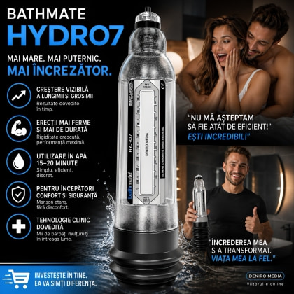 Hidropompă Bathmate Hydro 7 Transparent