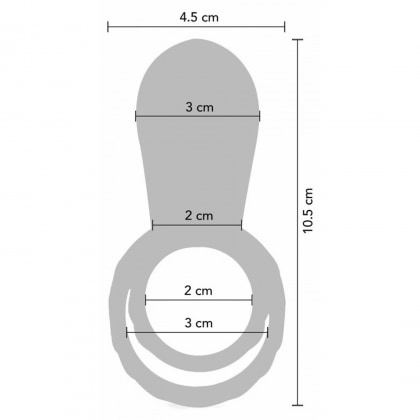 Inel Dublă Stimulare Couples Stimulator Ring Fuchsia