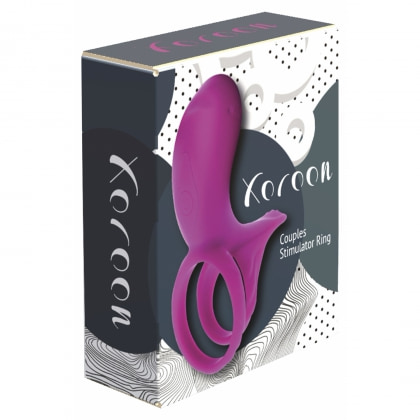 Inel Dublă Stimulare Couples Stimulator Ring Fuchsia