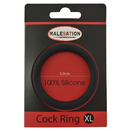 Inel Erecție Penis Malesation Negru