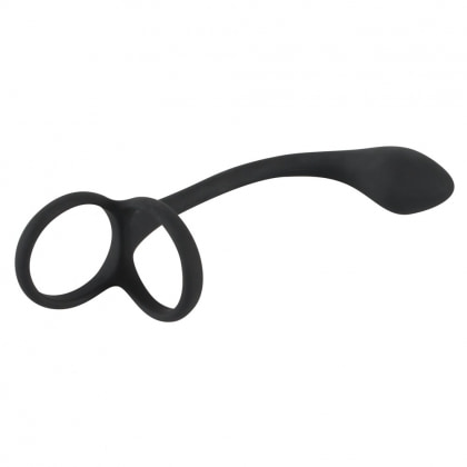 Inel Penis Black Velvets 3 În 1 Negru
