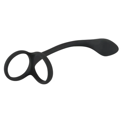 Inel Penis Black Velvets 3 În 1 Negru